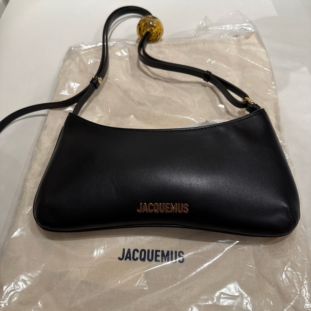 Jacquemus Cream Canvas Tote Bag